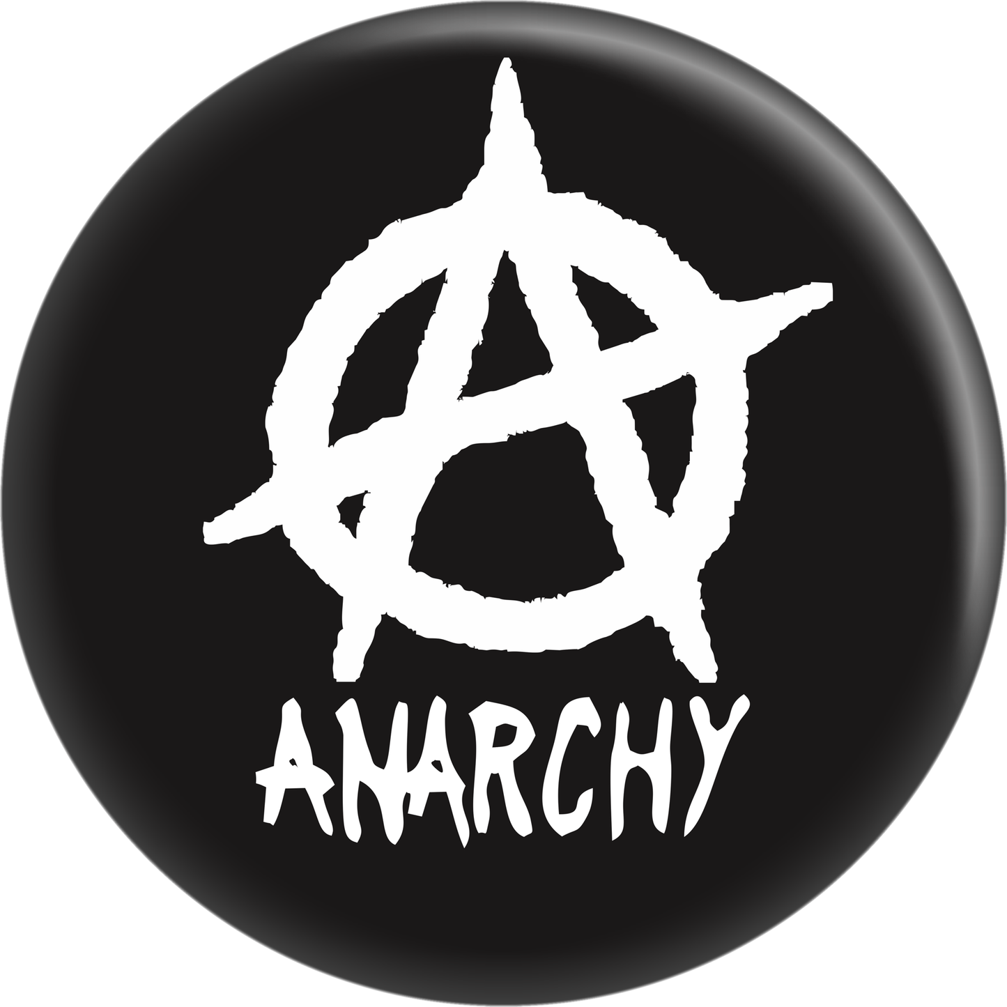 Square Deal Recordings & Supplies - Magnet - Anarchy - White Logo And Text On Black