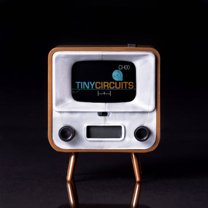 TinyCircuits - TinyTV® 2 with Tiny Remote: Brown