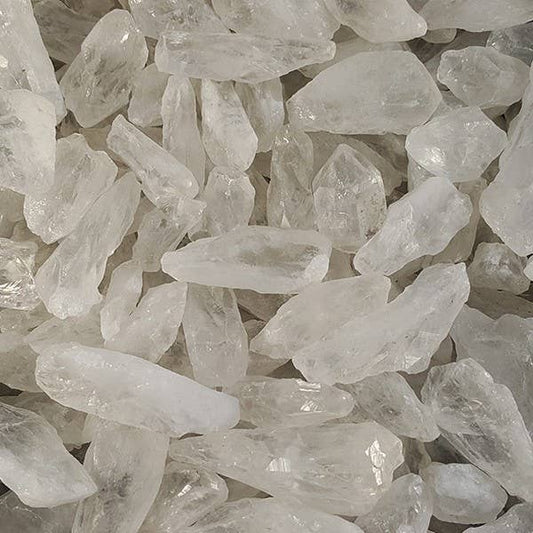 Craftstones - Rough Rock Crystal: 2-3"