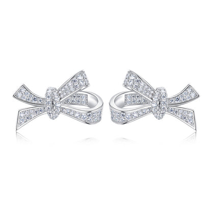 Bow Earrings Niche Design Fashion Personality Ear Stud