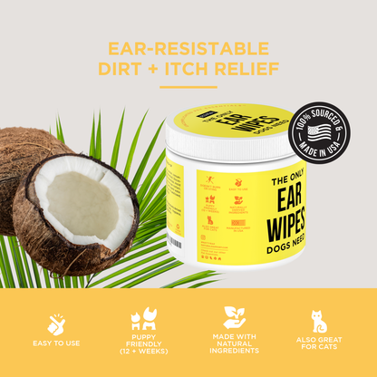 Natural Rapport - The Only Ear Wipes Dogs Need