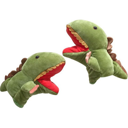 Autumn And Winter Dinosaur Gloves Female Cartoon