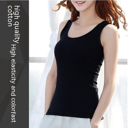 Pure Cotton Base Camisole Women's Solid Color Vest