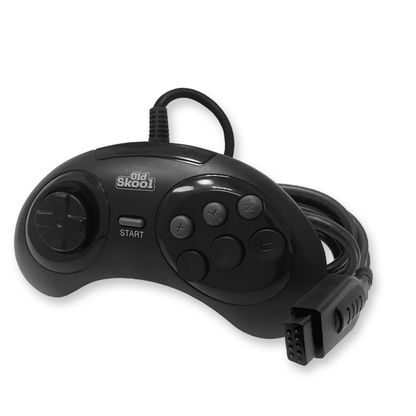 Old Skool - PGS Genesis Controller: Black