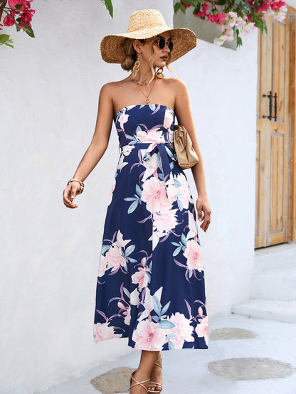 Women's Tube Top Long Dress