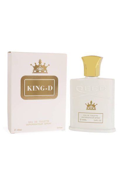 MYS Wholesale Inc - King-D White Spray Cologne E4au De Toilette For Men