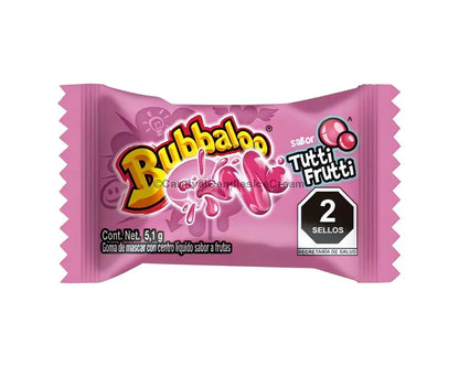 Food Crush Corp - Bubbaloo Plátano, Banana Gum Mexican Candy (Case of 47)