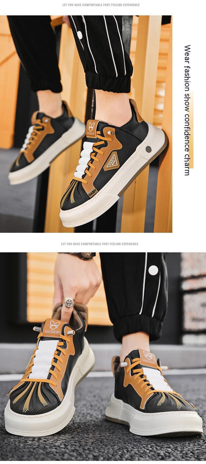 Versatile Trendy Low-top Sneakers Breathable Casual Shoes