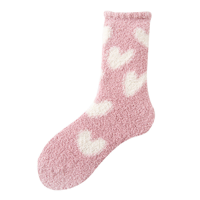 Women's Fashion Love Warm Mid-calf Length Socks