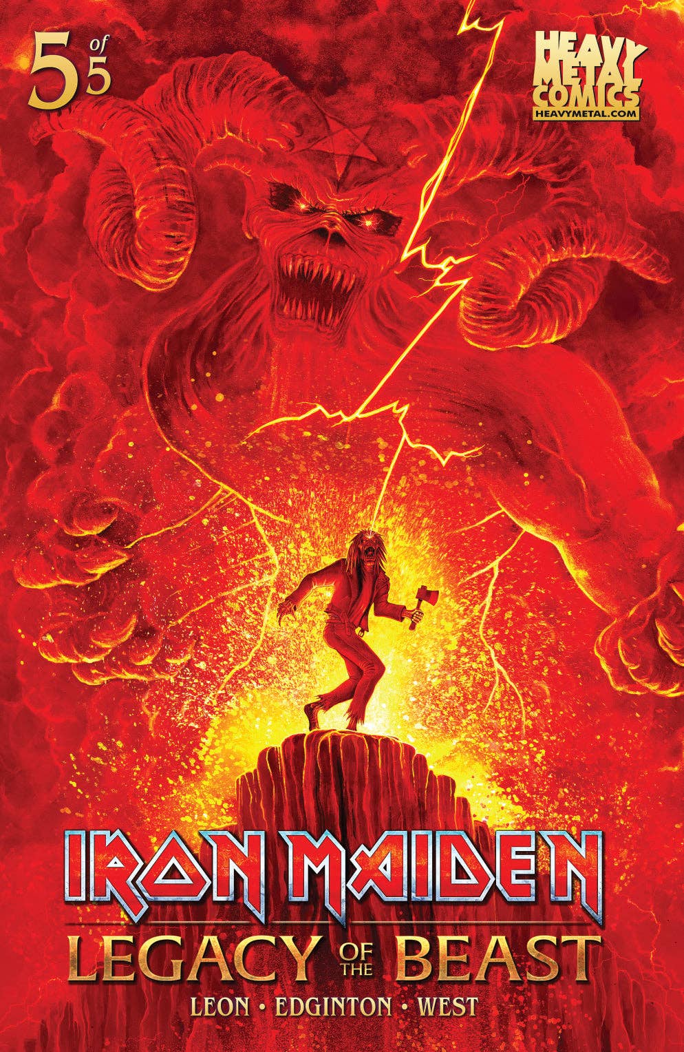 Heavy Metal - Iron Maiden Legacy of the Beast - Issue #5 - Cover C