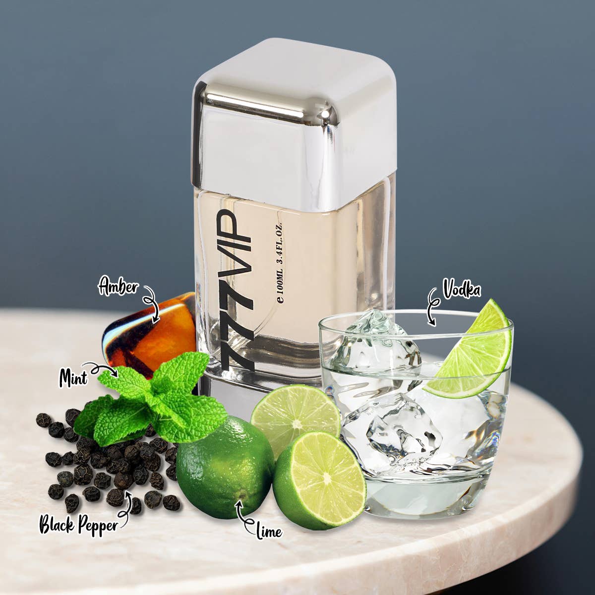 MYS Wholesale Inc - 777 VIP Men Spray Cologne Eau De Toilette For Men