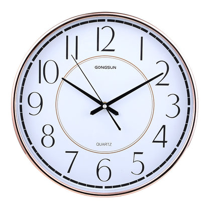 Wall Clock Office Simple Nordic Atmosphere Home Fashion Creative Bedroom Round Clock