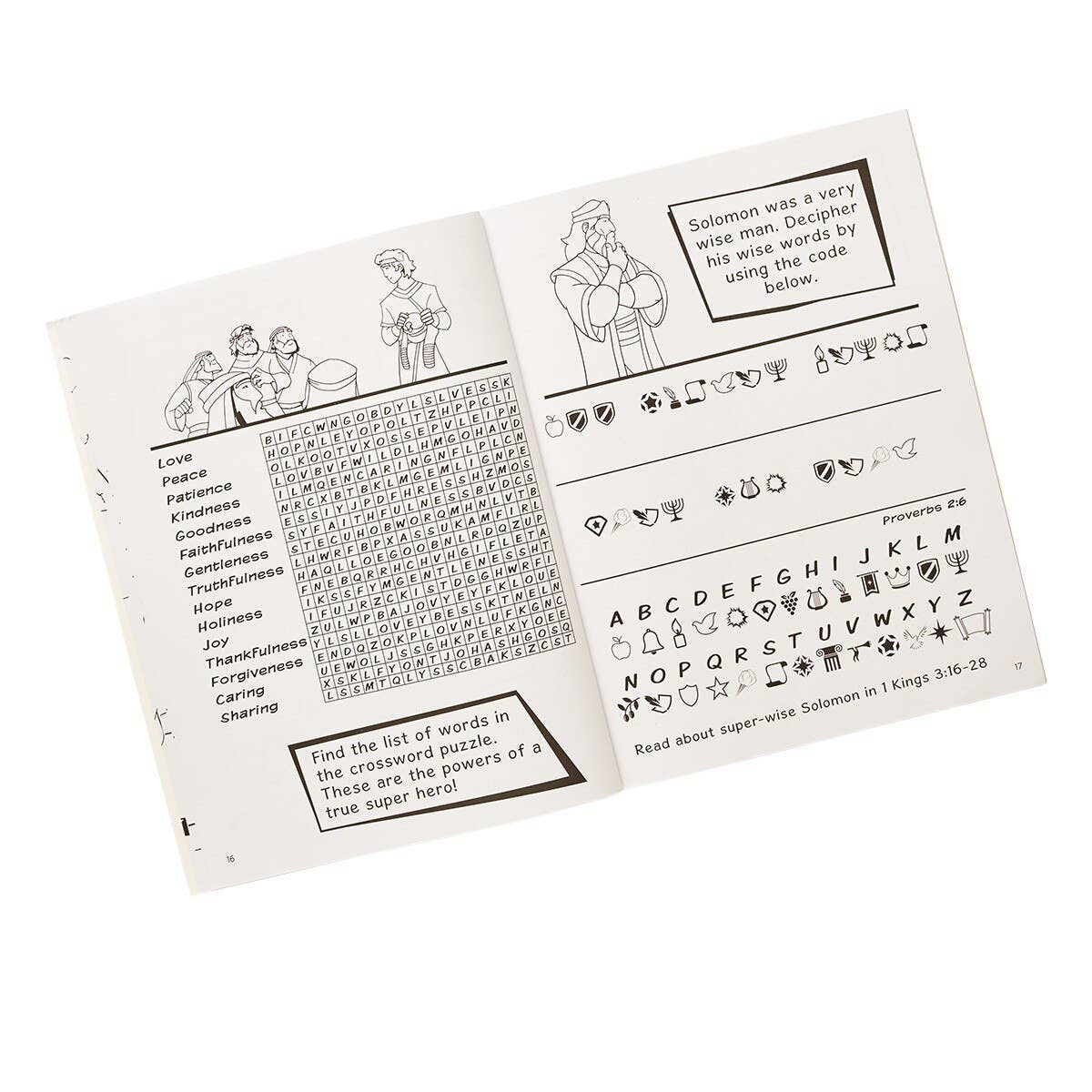 Christian Art Gifts - Kid Book Super Heroes Activity Book Softcover