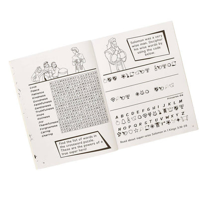 Christian Art Gifts - Kid Book Super Heroes Activity Book Softcover