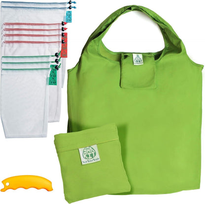 Eco Friendly Grocery Shopping Reusable Bag Vegetable Fruit Mesh Bags