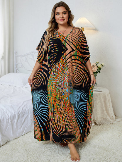 Loose Plus Size Vacation Robe Bikini Cover