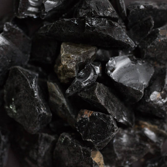 Craftstones - Rough Black Obsidian: 1-2"