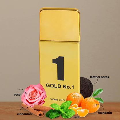MYS Wholesale Inc - Gold No. 1 Eau de Toilette Spray Cologne For Men