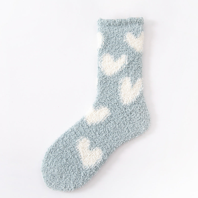 Women's Fashion Love Warm Mid-calf Length Socks