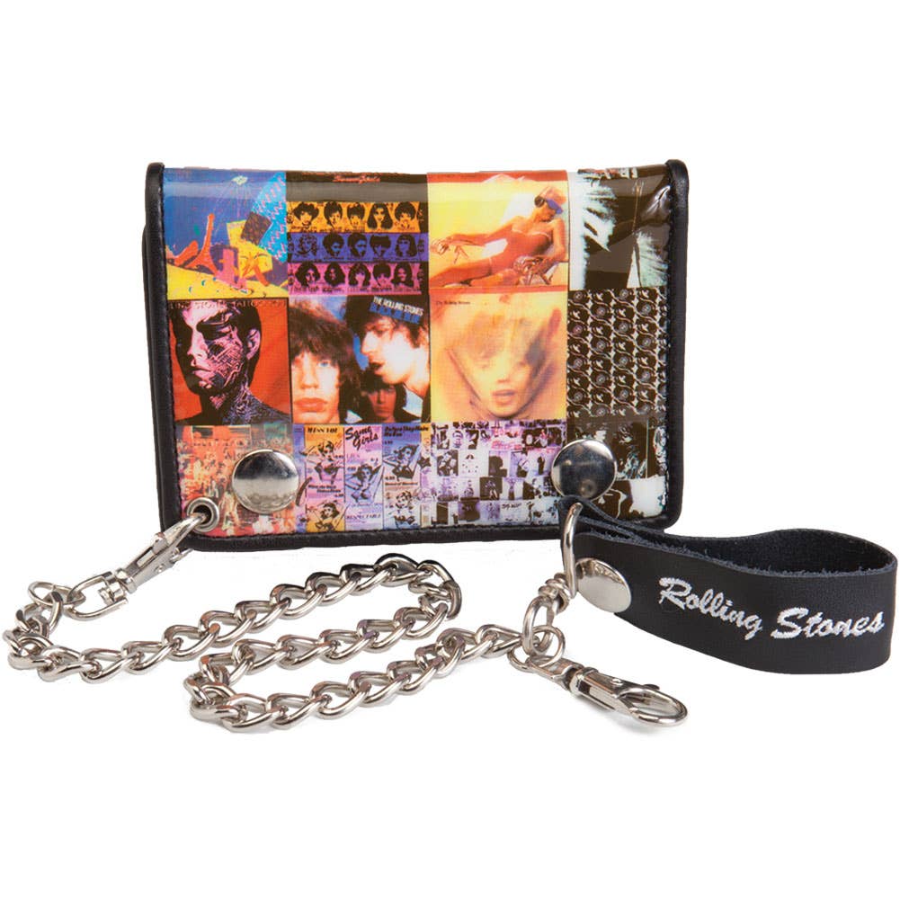 Official Store - Rolling Stones - Albums Chain Wallet: OS