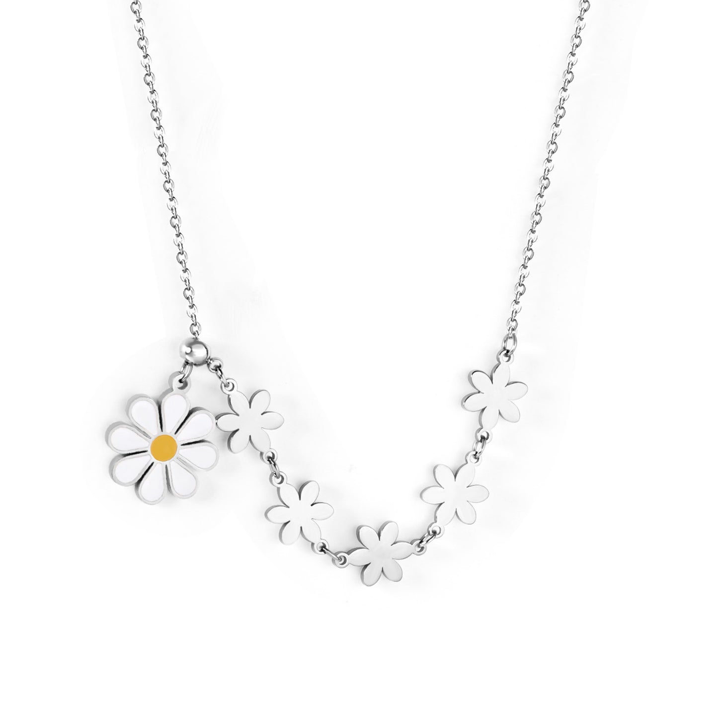 European And American INS Necklace Fashion Chrysanthemum