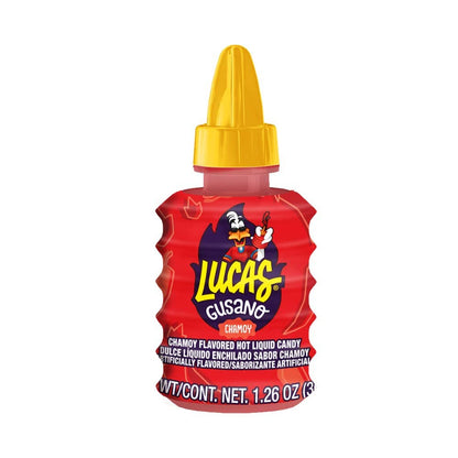 Food Crush Corp - Lucas Gusano Chamoy Mexican Liquid Mexican Candy (Box of 10)