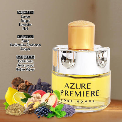 MYS Wholesale Inc - Azure Premiere Spray Cologne Eau De Toilette for Men