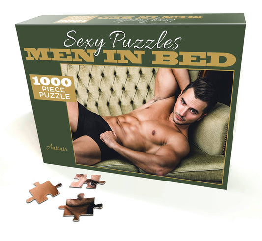 Little Genie Productions - ***SALE*** Sexy Men in Bed Puzzle - Antonio