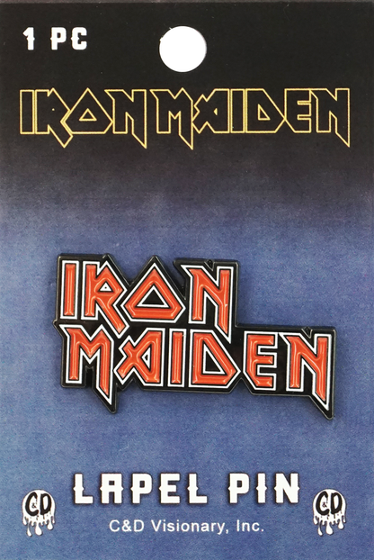 Square Deal Recordings & Supplies - Enamel Pin - Iron Maiden - Logo