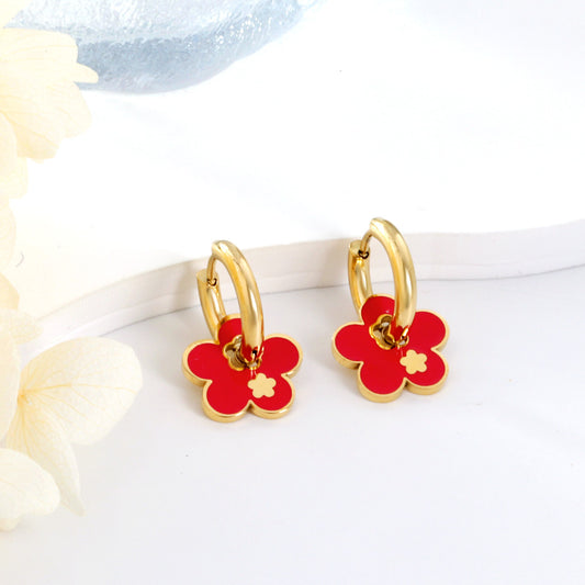 All-match Plum Earrings For Women