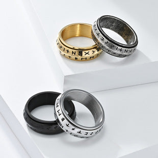 European And American Style Stainless Steel Ring