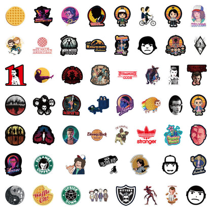 100 Graffiti Stickers Luggage Skateboarding Helmet Decorative Waterproof Mobile Phone PVC Stickers