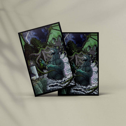 Toynk - Godzilla Versus Cthulhu 7" x 10.5" Art Print