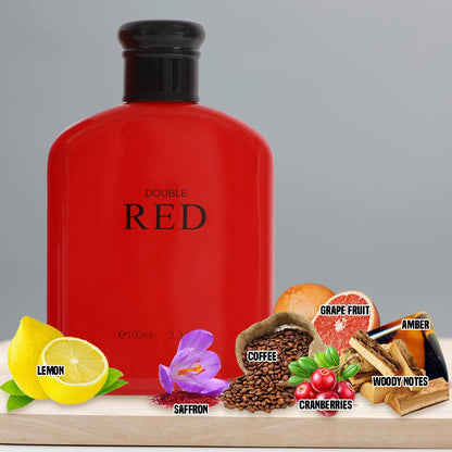 MYS Wholesale Inc - Double Red Spray Cologne Eau De Toilette For Men