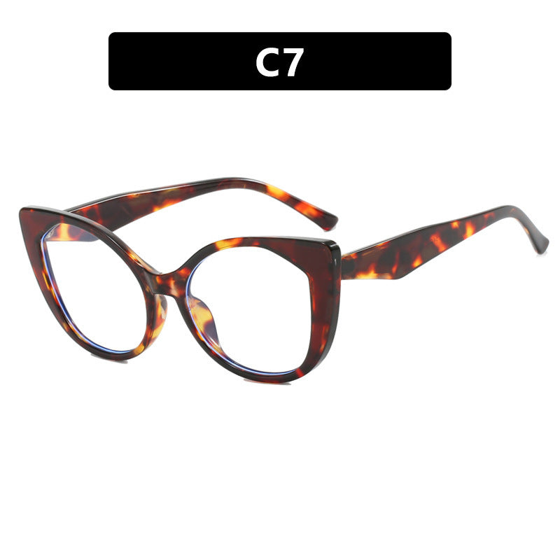 TR90 Anti-blue Light Personality Avant-garde European And American Fashion Glasses