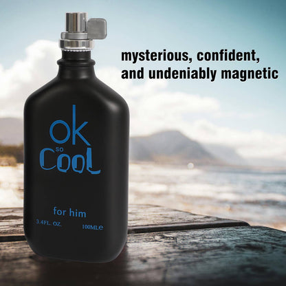 MYS Wholesale Inc - Ok So Cool Black Spray Cologne Eau de Toilette For Him
