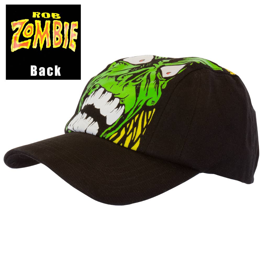Official Store - Rob Zombie - All-Over Zombie Flex-Fitted Cap: OS