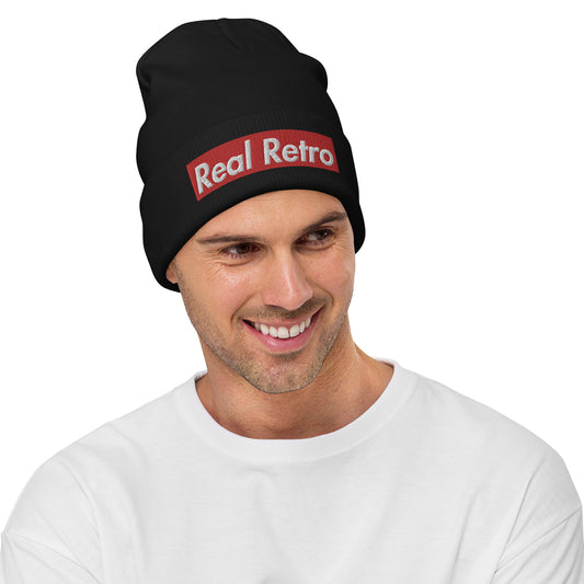 Real Retro Embroidered Beanie