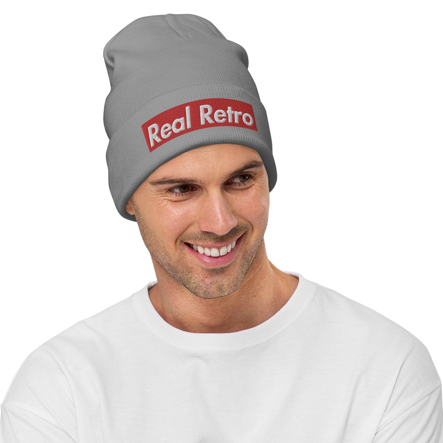 Real Retro Embroidered Beanie