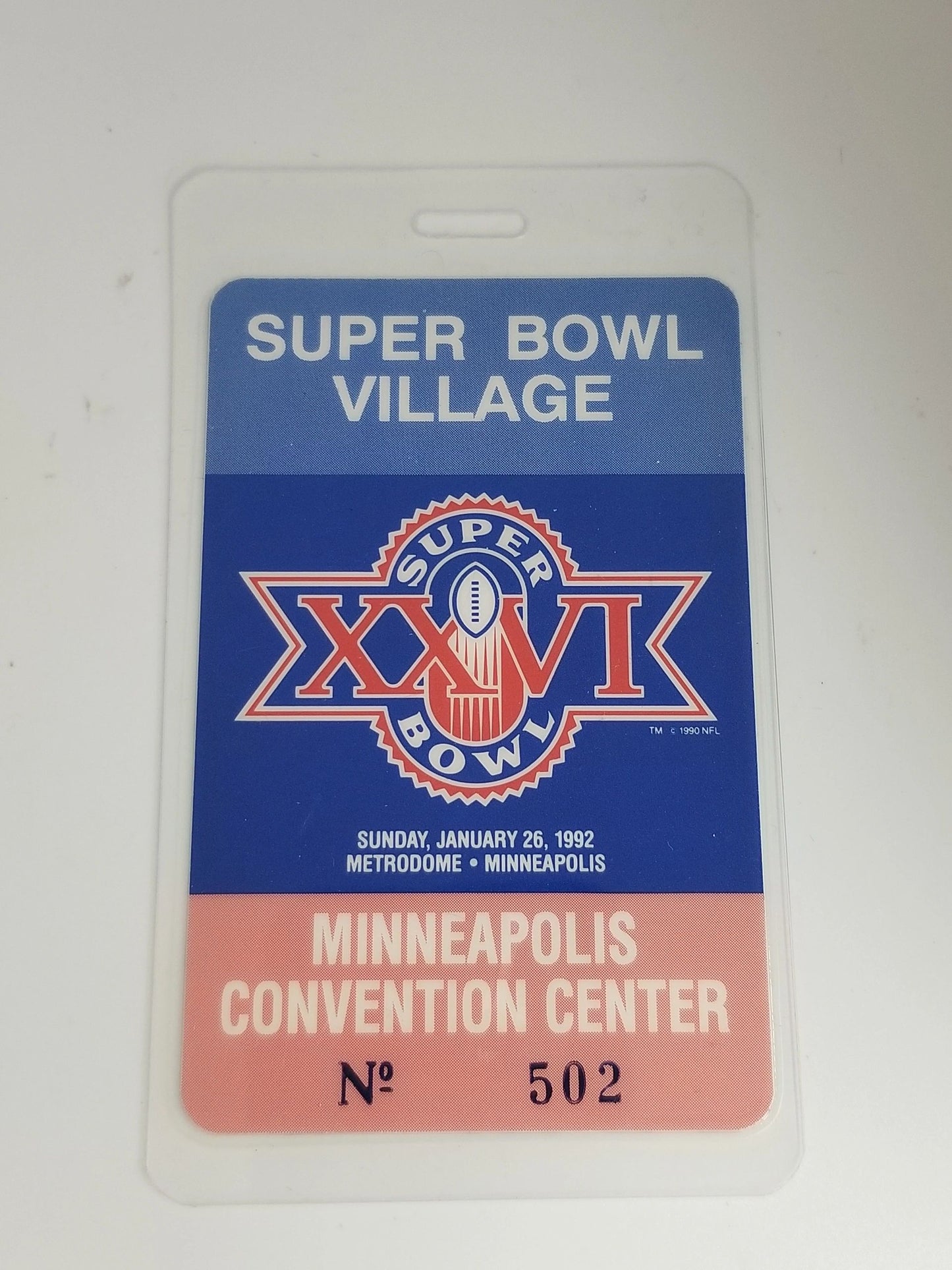 Super Bowl XXVI Super Bowl Village Pass