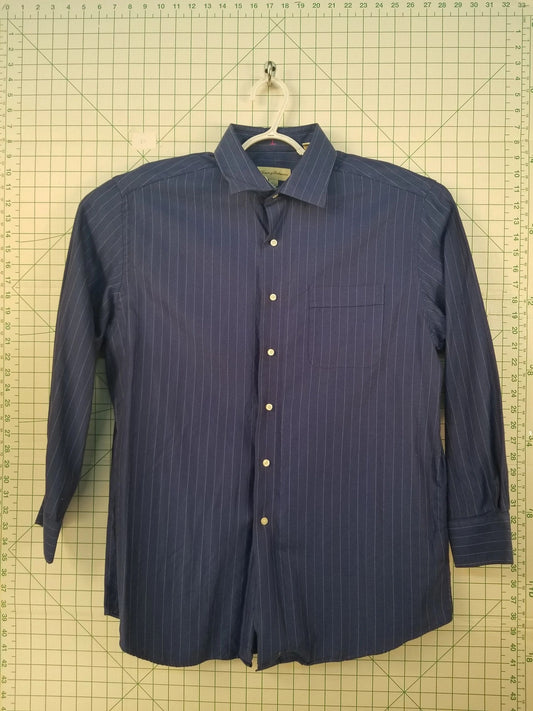 Tommy Bahama Striped Blue Button Down