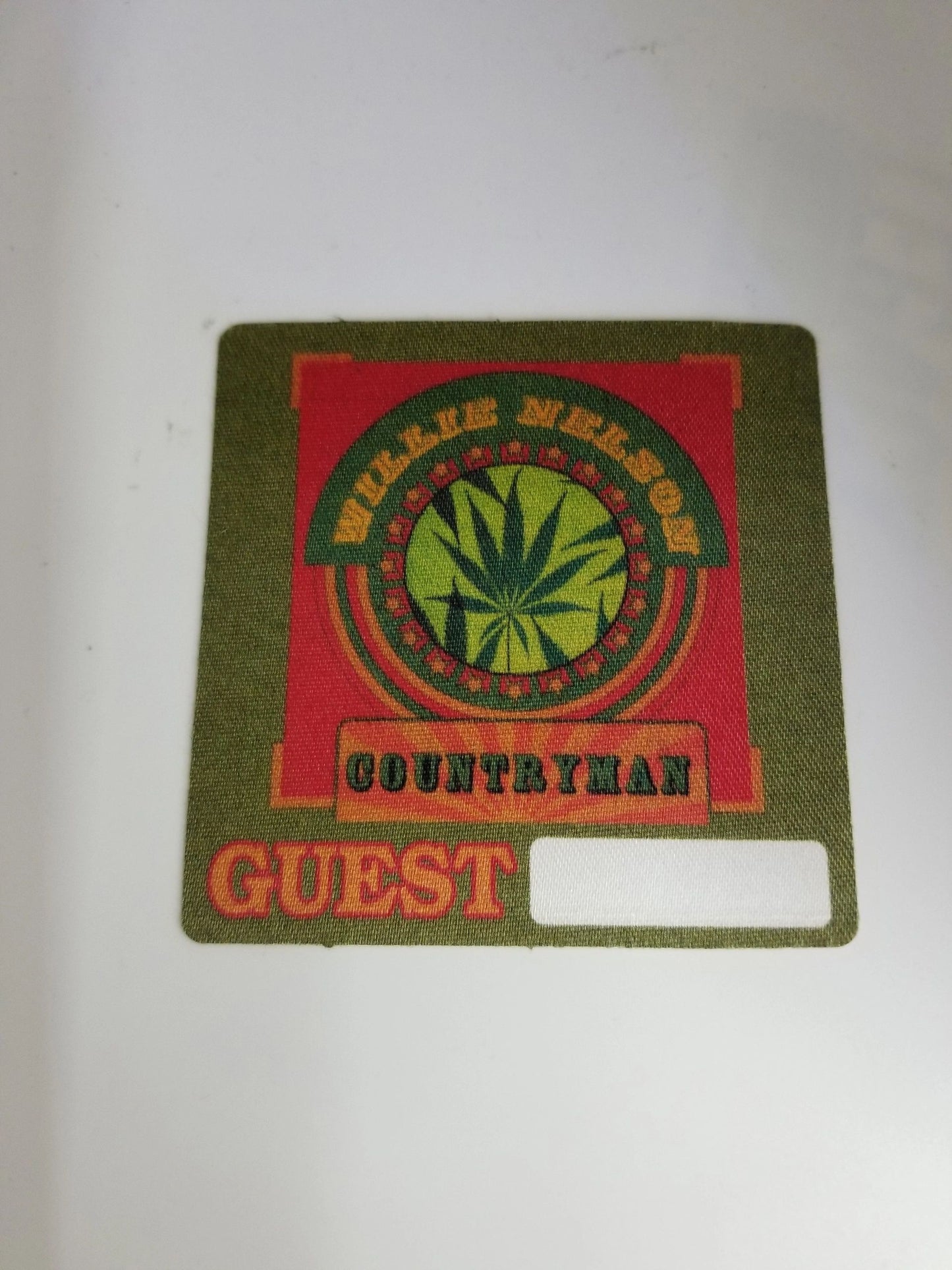 Willie Nelson Countryman Backstage Pass