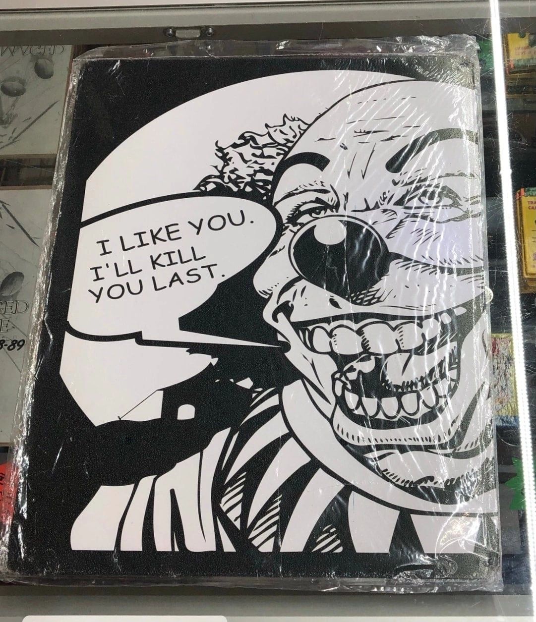 Killer Clown Tin Sign