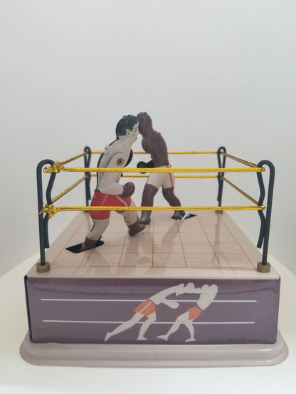 Tin "Slugger Champions" Wind-up Boxers Collator's Toy