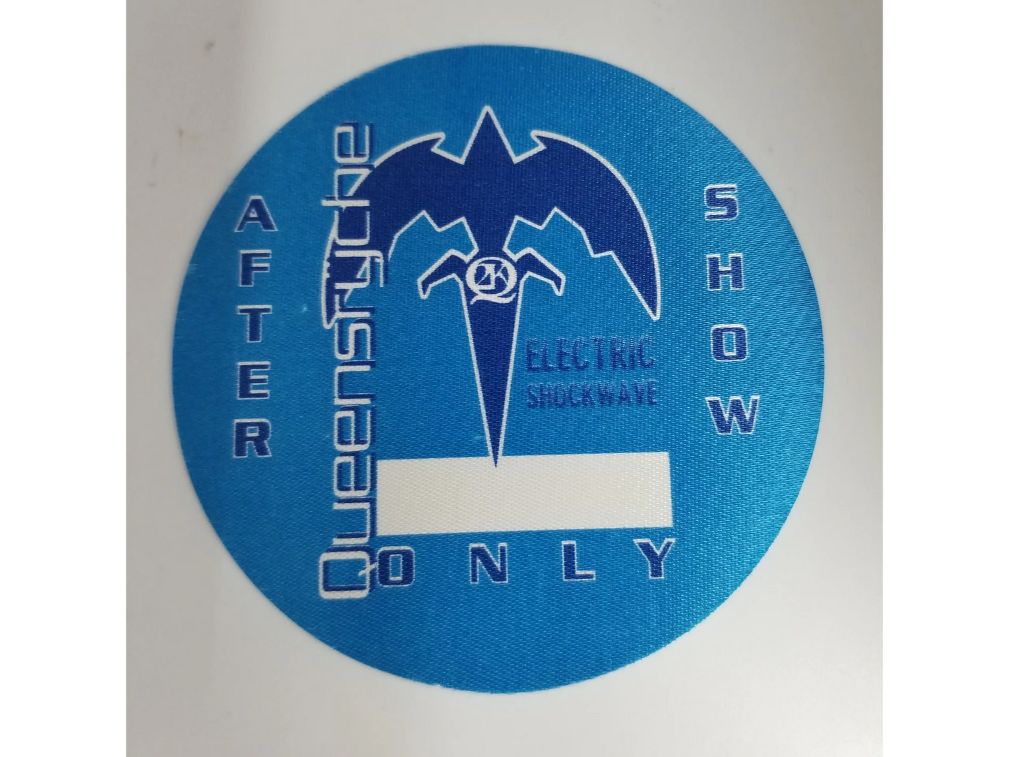 Queensryche Electric Shockwave Tour Backstage Pass