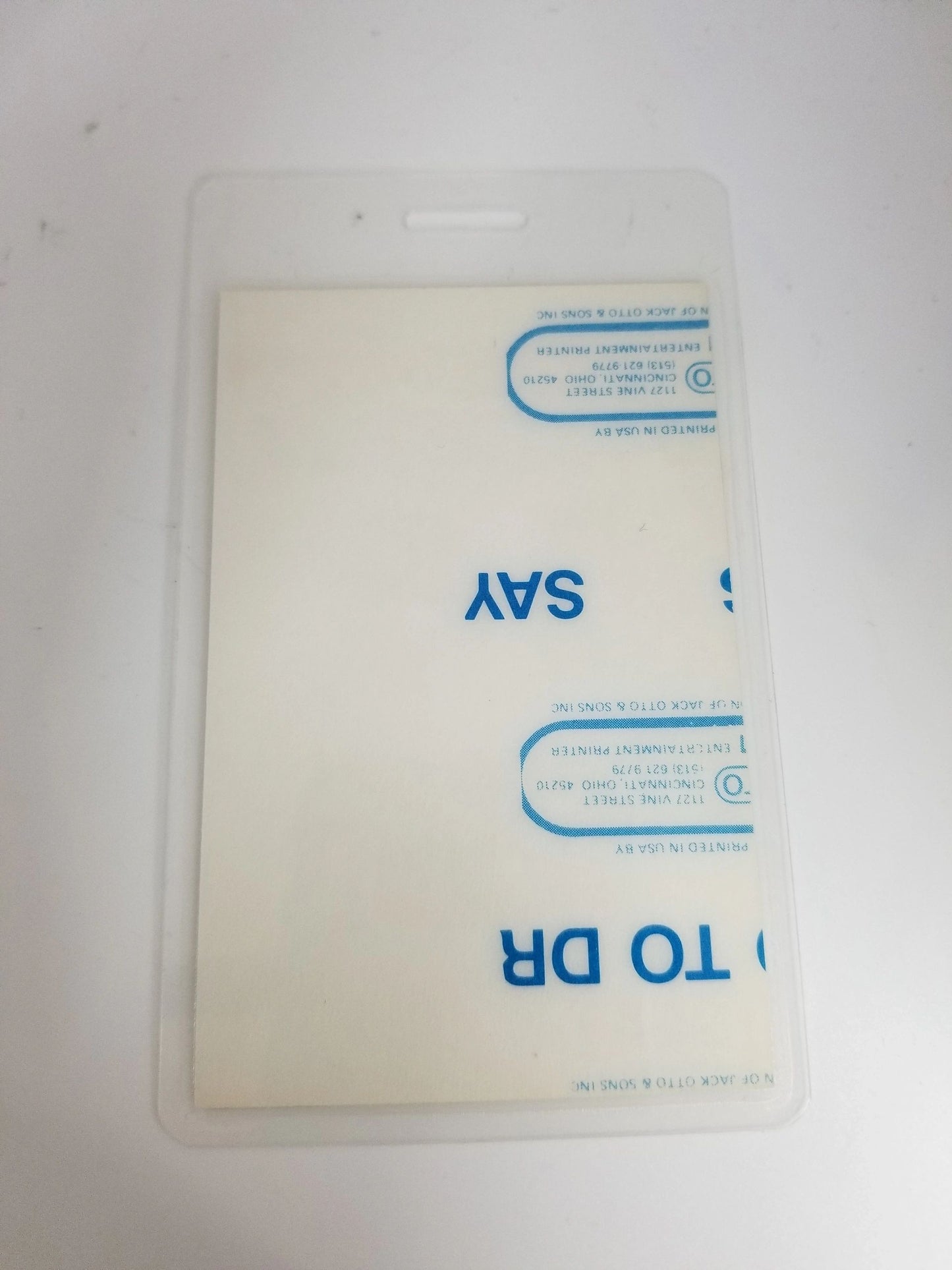 Michael Jackson World Tour 1987 Backstage Pass