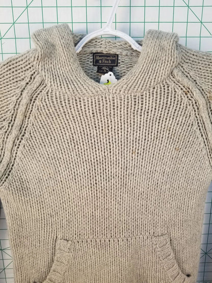 Abercrombie & Fitch Knit Hooded Sweater