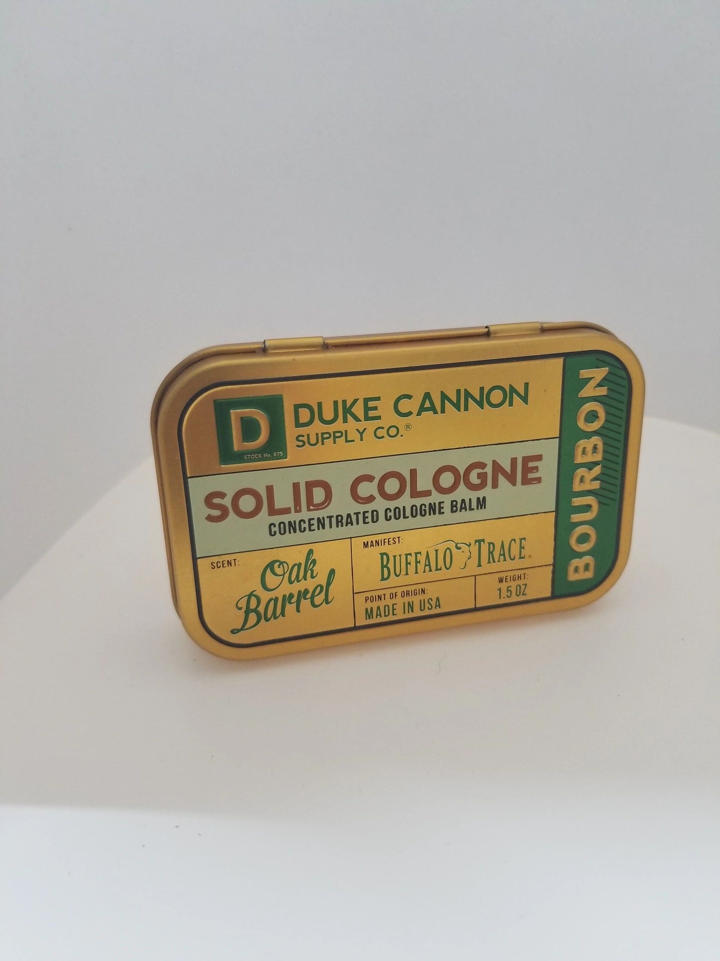 Duke Cannon Supply Co. "Oak Barrel" Concentrated Cologne "BOURBON"