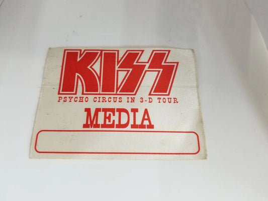 KISS Psycho Circus In 3D Tour Backstage Pass