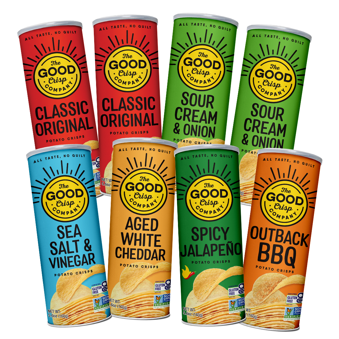 The Good Crisp Company - Variety Pack of Chips - 5.6oz (Case of 8): Variety 5.6oz / 8 Pack